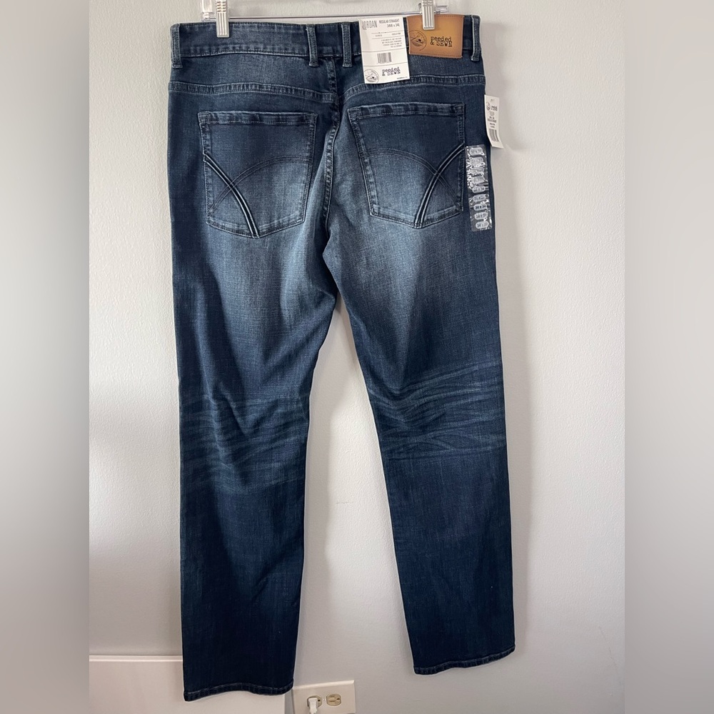 Jordan Men's Dark Blue Slim Jeans - Picture 7 of 11